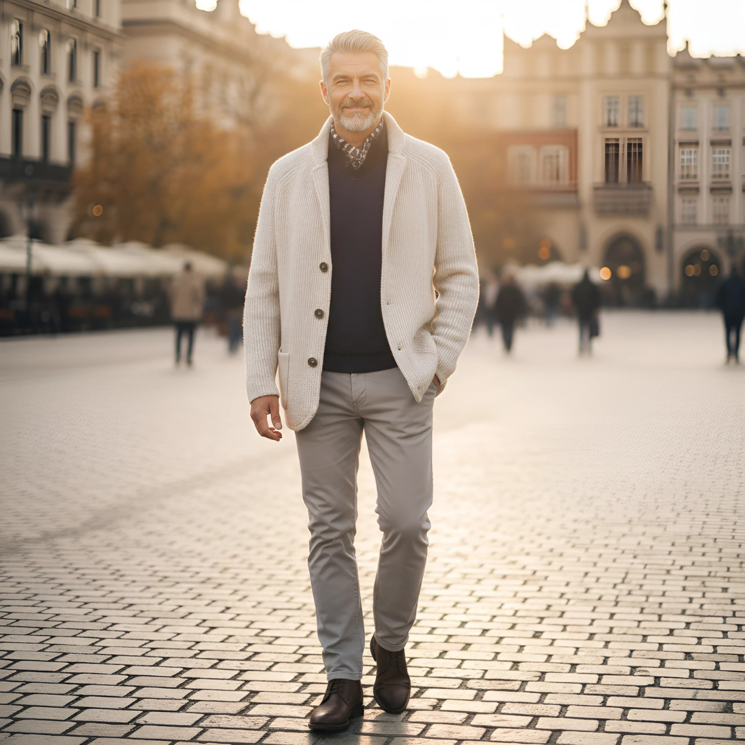 Felix | Klasicky pletený kardigán v rafinovanom štýle