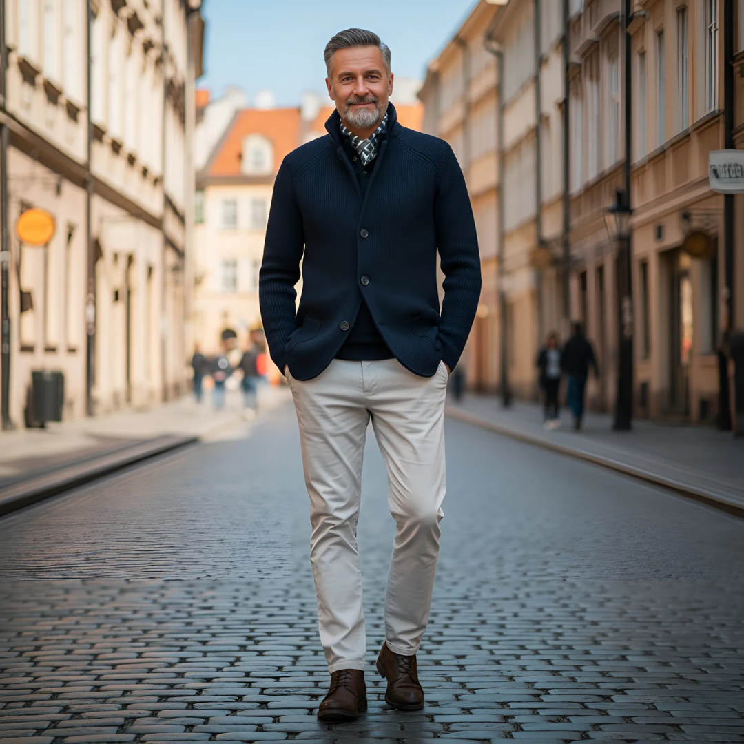 Felix | Klasicky pletený kardigán v rafinovanom štýle