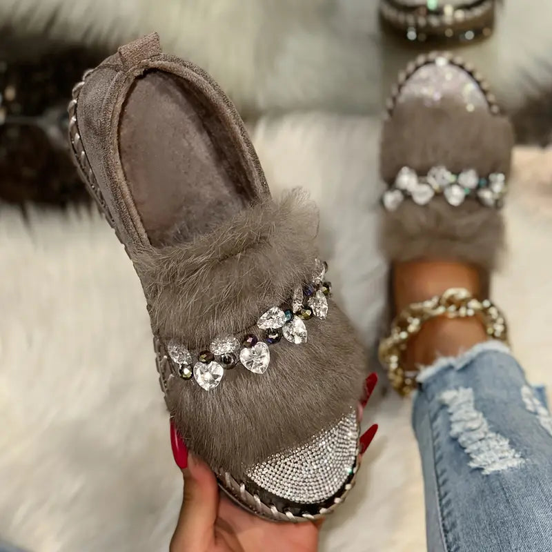 Aurelia | Luxusný kožuch a trblietky