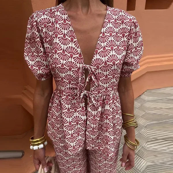 Élodie | Chic letný set dvoch kusov