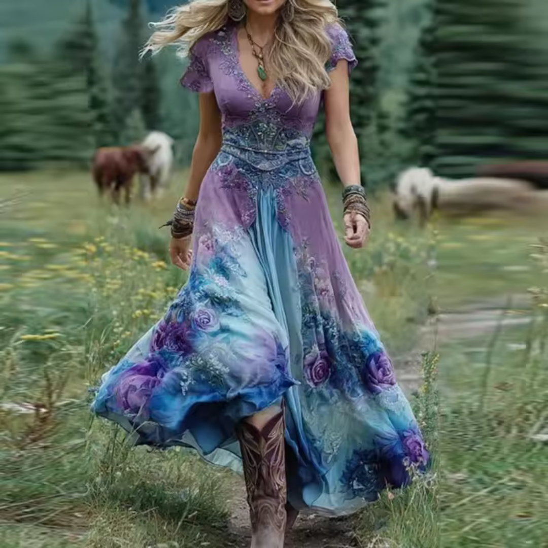 Noraya | Štýlové vintage inšpirované boho šaty