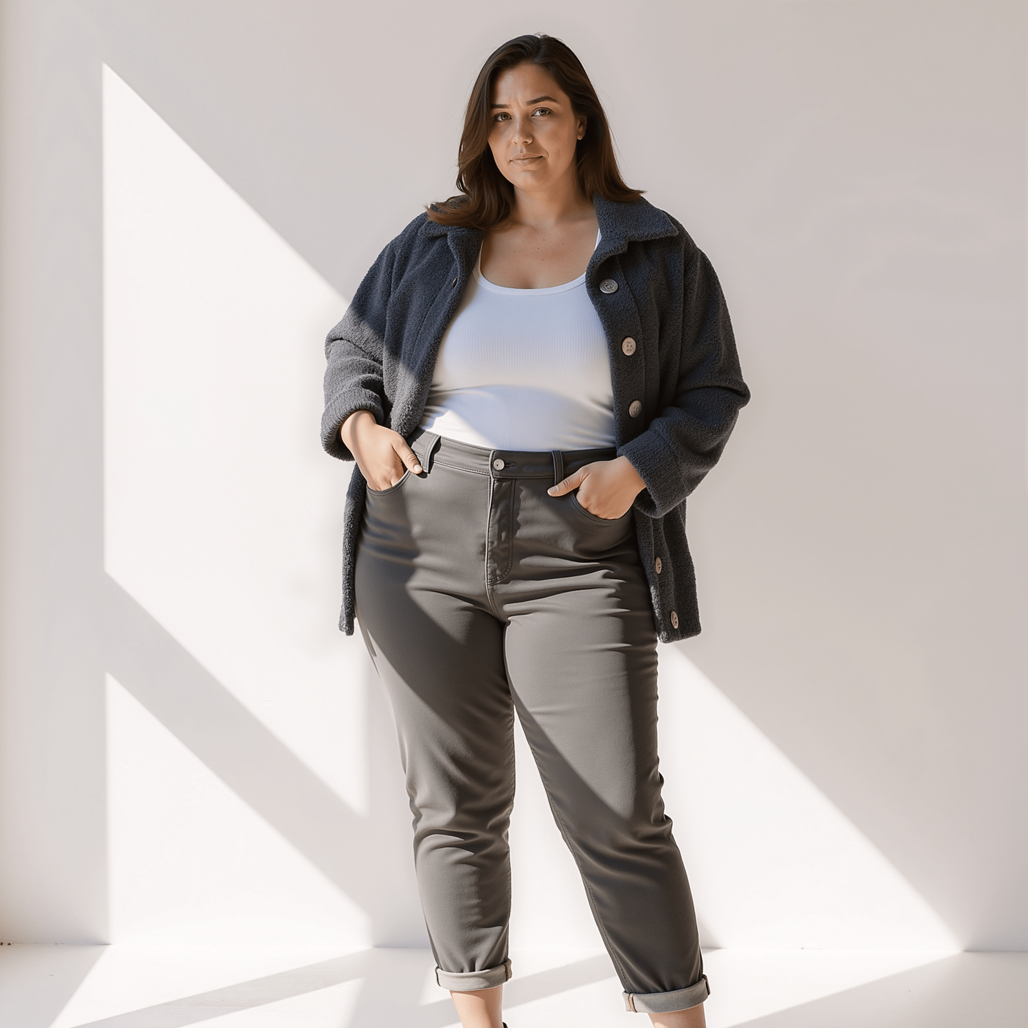 Seliana | Chlpatý prešívaný kabát