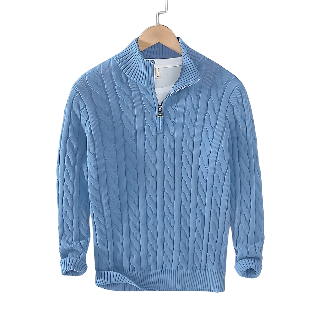 Anthony - Pulóver s pleteným vzorom