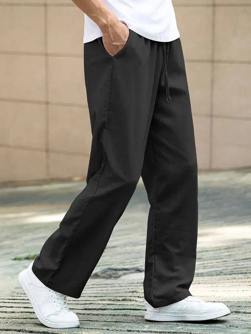 Valerio l Casual Ľanové Letné Nohavice