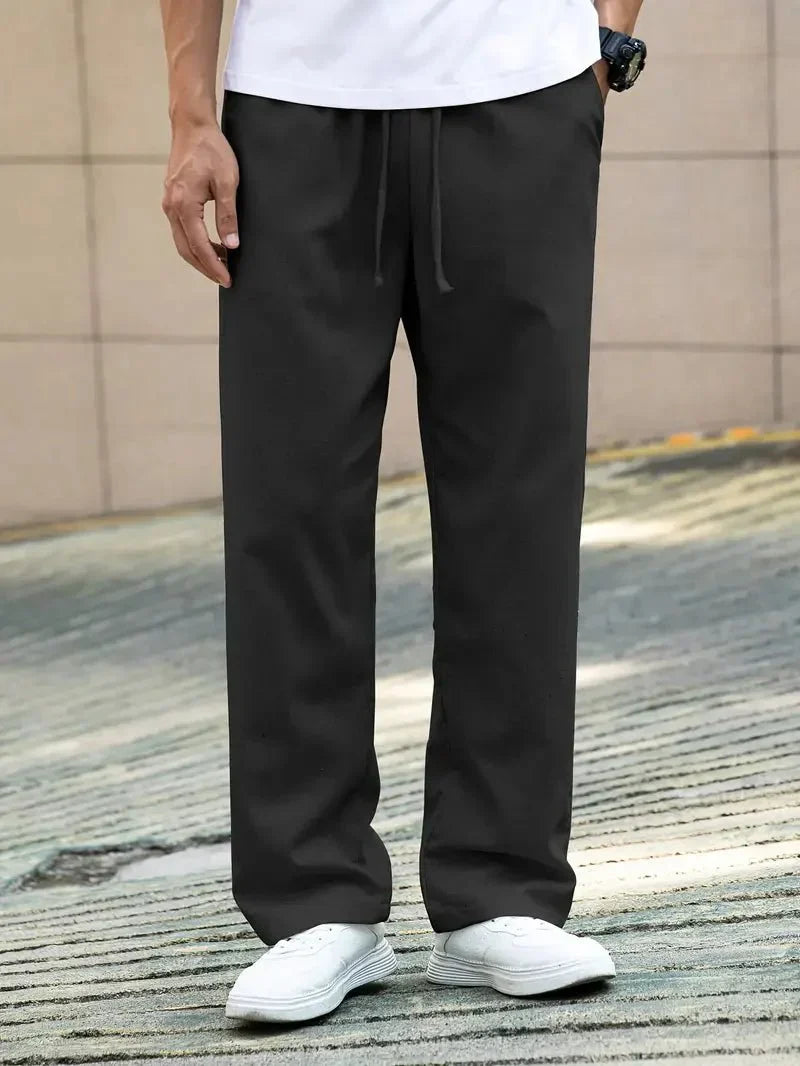 Valerio l Casual Ľanové Letné Nohavice