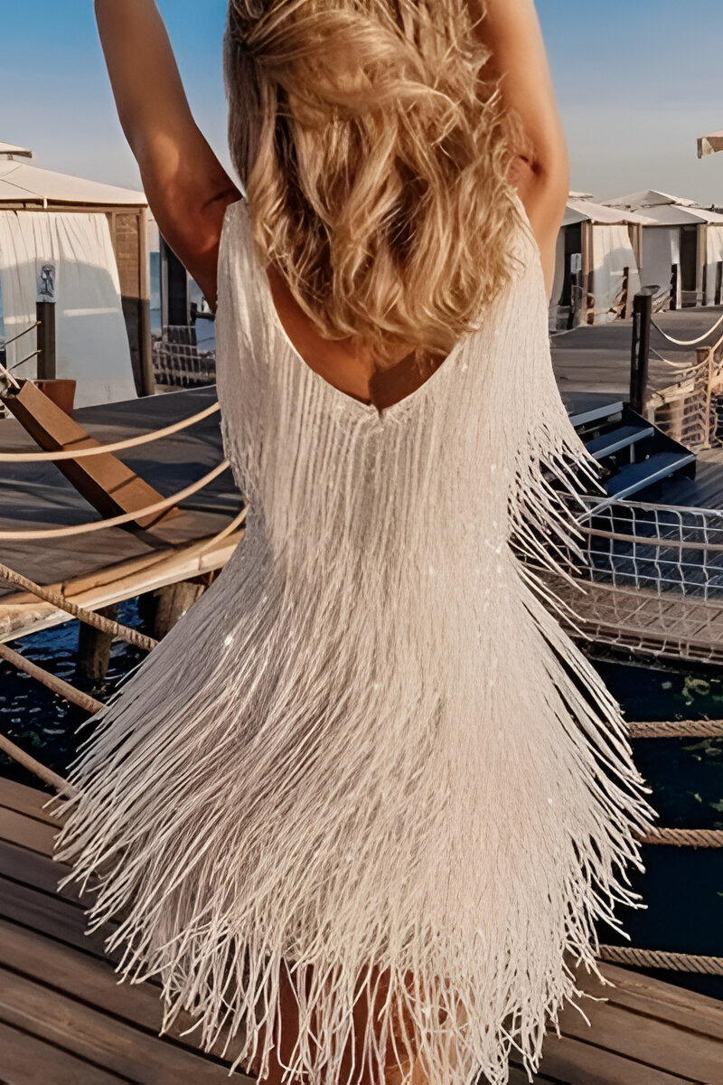 Neli | Chic Trblietavé Šnúrkové Šaty