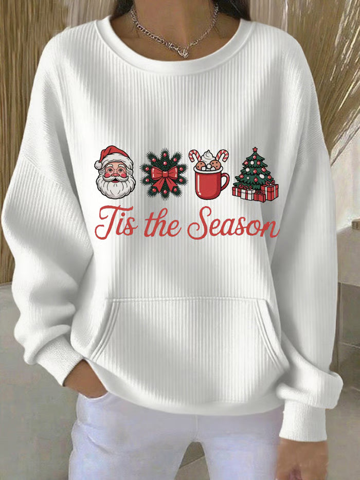 Elvira™ | Vianočný sveter s potlačou vianočného stromčeka