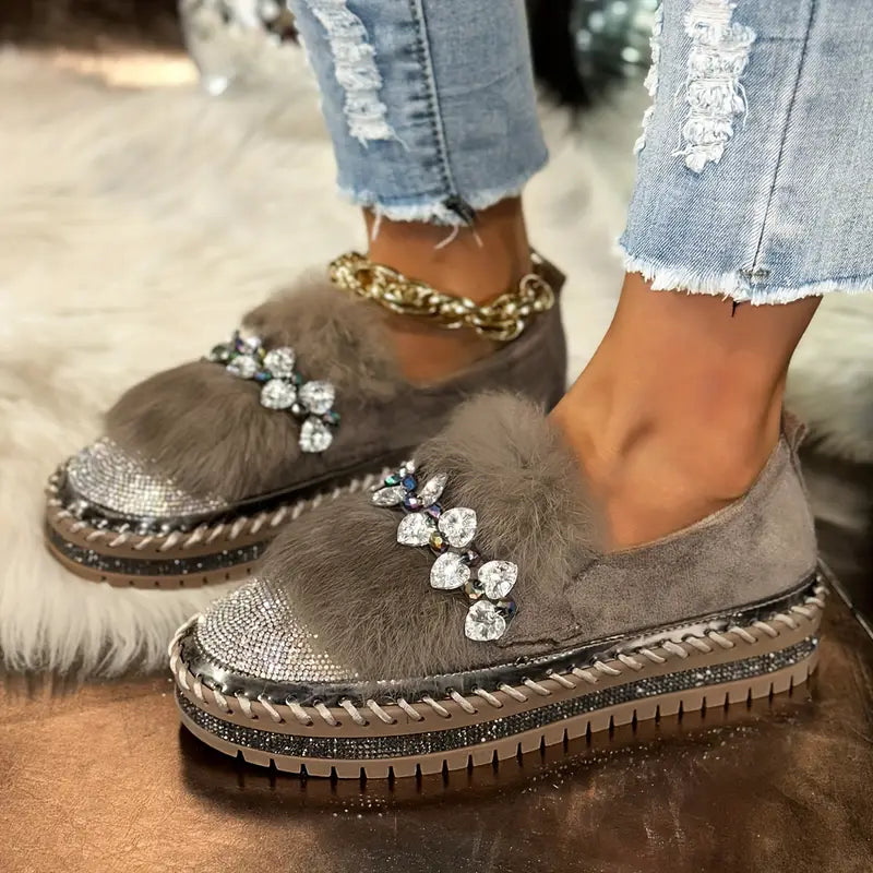 Aurelia | Luxusný kožuch a trblietky