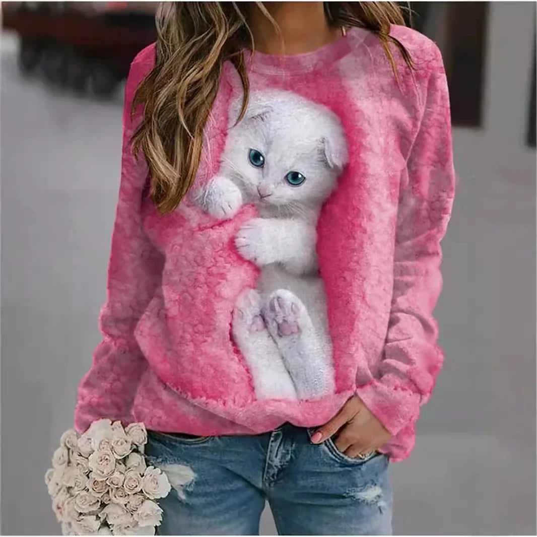 Patty | Unikátna 3D mačka sveter plný tepla