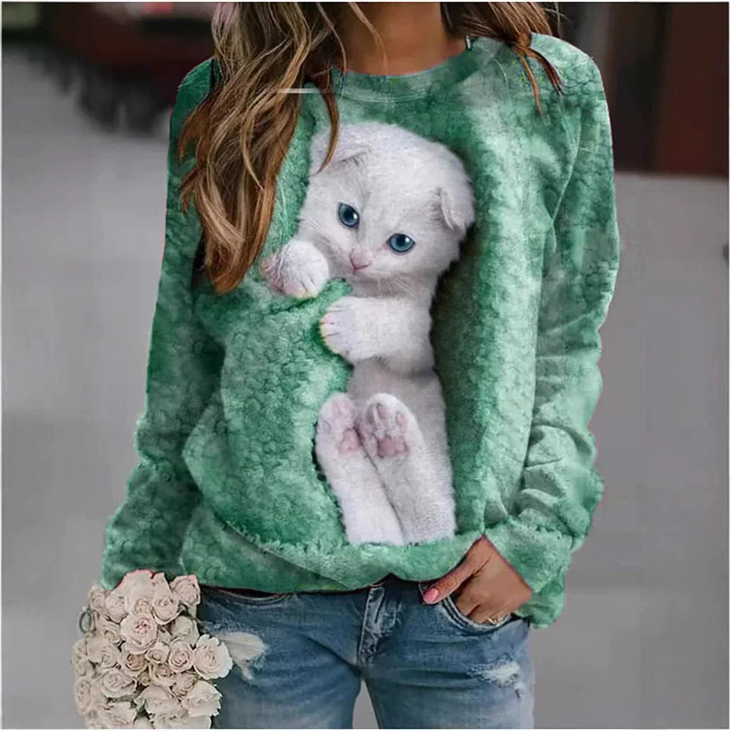 Patty | Unikátna 3D mačka sveter plný tepla