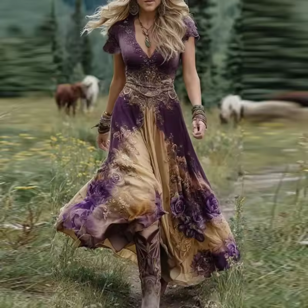 Noraya | Štýlové vintage inšpirované boho šaty