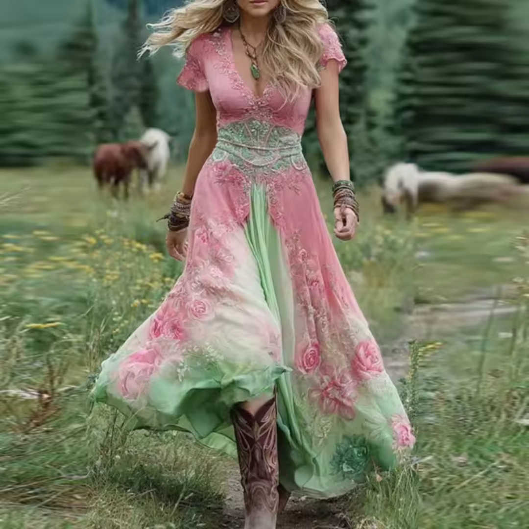 Noraya | Štýlové vintage inšpirované boho šaty