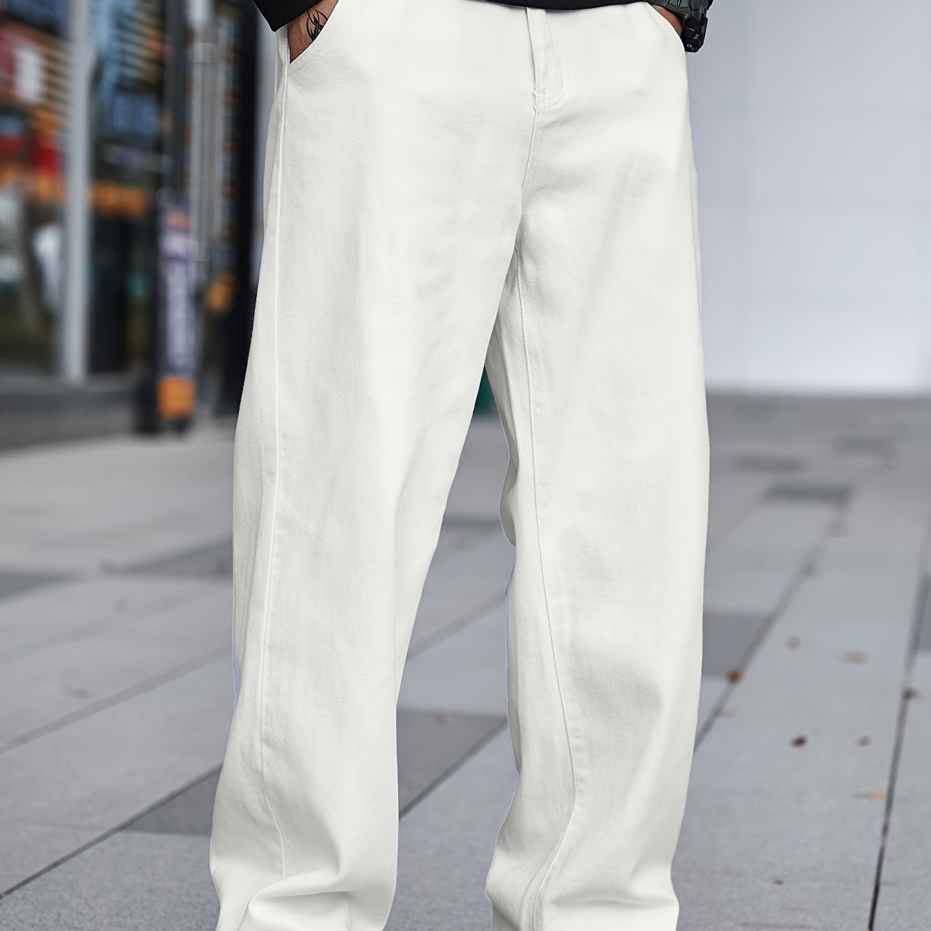 Tomáš - Biele voľné džínsy